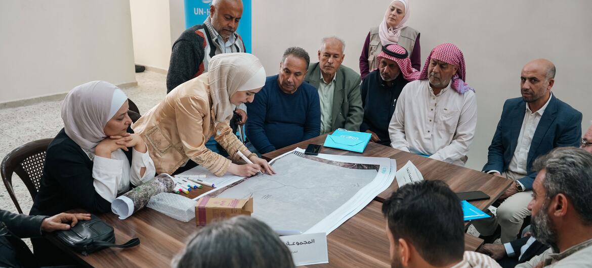 UN in Syria Participants at a UN workshop on recovery priorities, challenges and response planning.